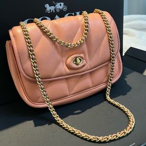 NWT Coach Pillow Madison Coral